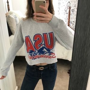 Vintage USA swimming sweatshirt